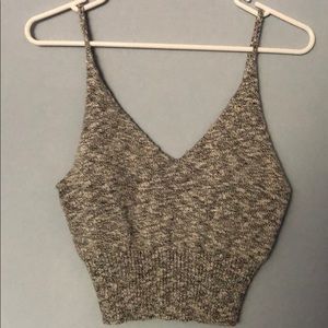 Sweater crop top